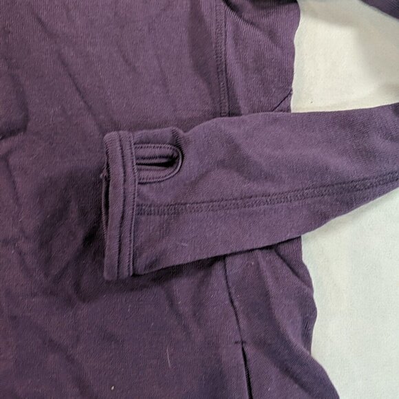 Icebreaker Sport 320 Women XS Merino Purple 1/4 Zip Long Sleeve Shirt Sweater - Picture 3 of 13